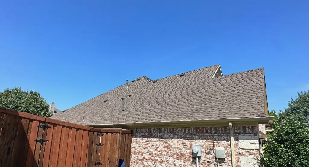 Completed roof replacement project in Hamburg